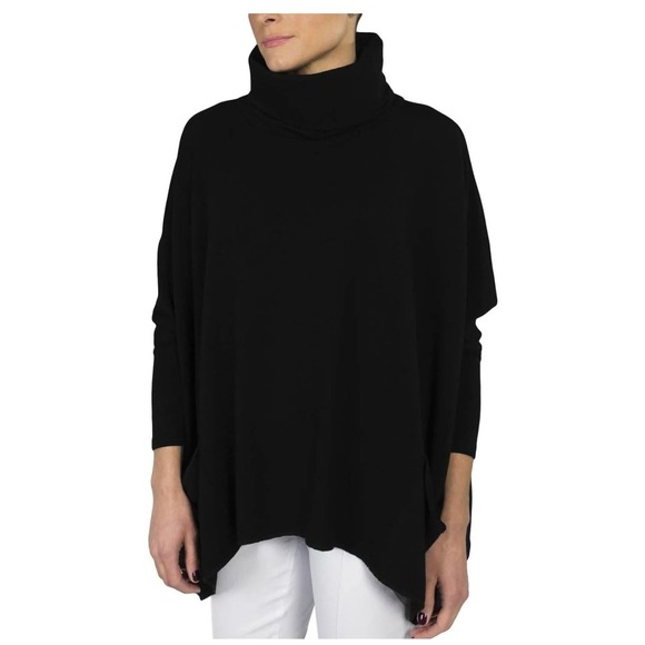 Jofit Women's Black Oversized Jo Poncho w/ Dolman Sleeves- Size XS/S - Picture 1 of 5